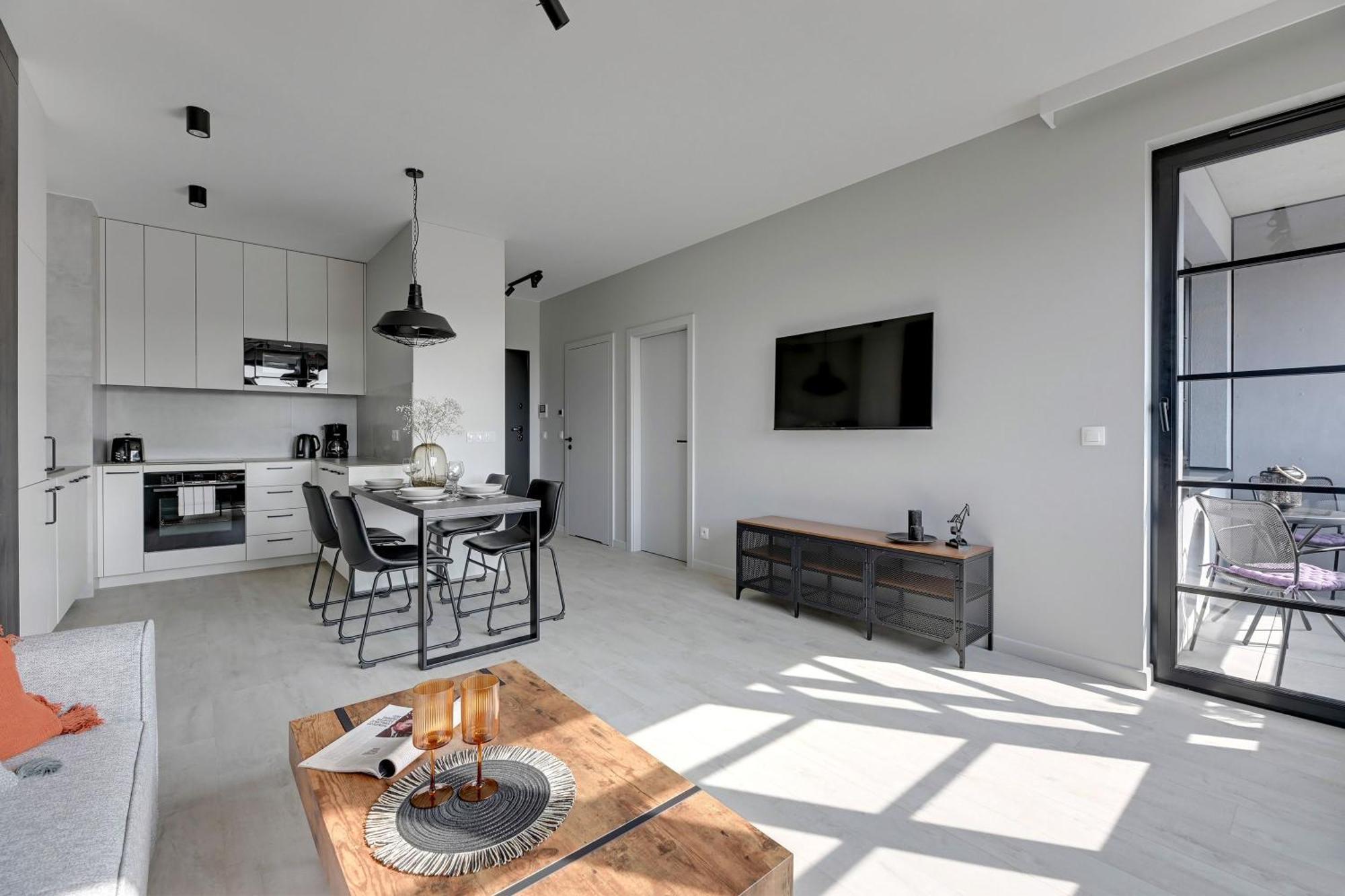 Flatbook - City Center Apartments Doki Living Danzica Esterno foto